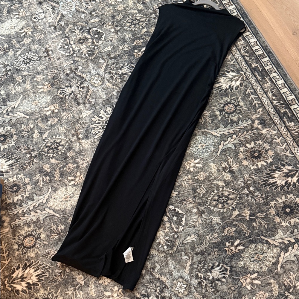 Everyday Black Maxi Dress - Effortless Slip Style